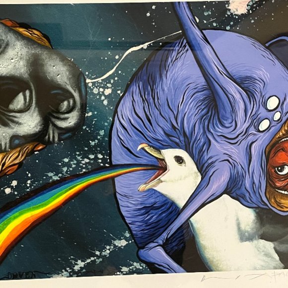 Alex Pardee & Robert Bowen Collaboration Print 9/100 - Picture 6 of 11